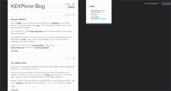 Desktop Screenshot of blog.kexplorer.com