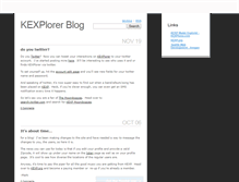 Tablet Screenshot of blog.kexplorer.com